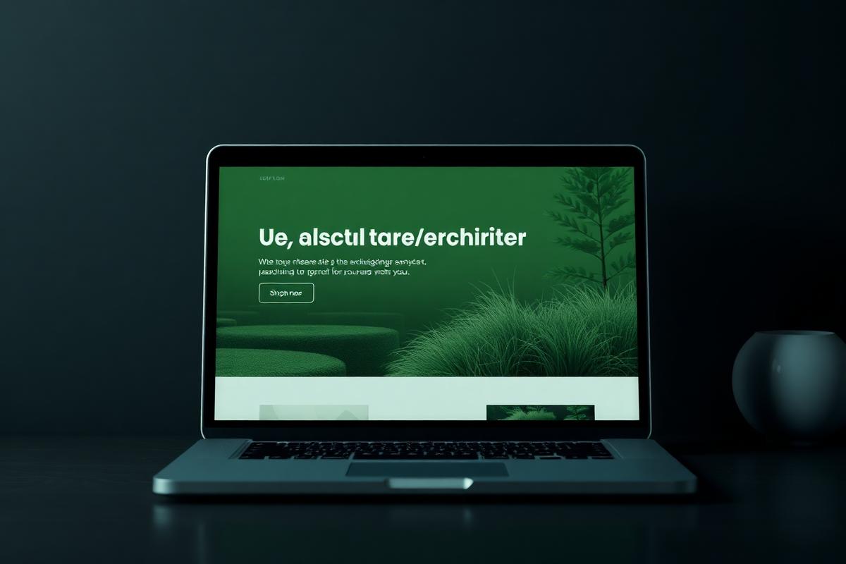 Landscaping Company website concept for Cedar Line Landscaping