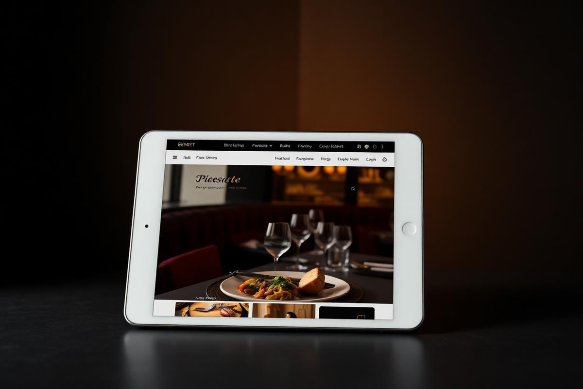 Restaurant website concept for Maple & Ash Kitchen