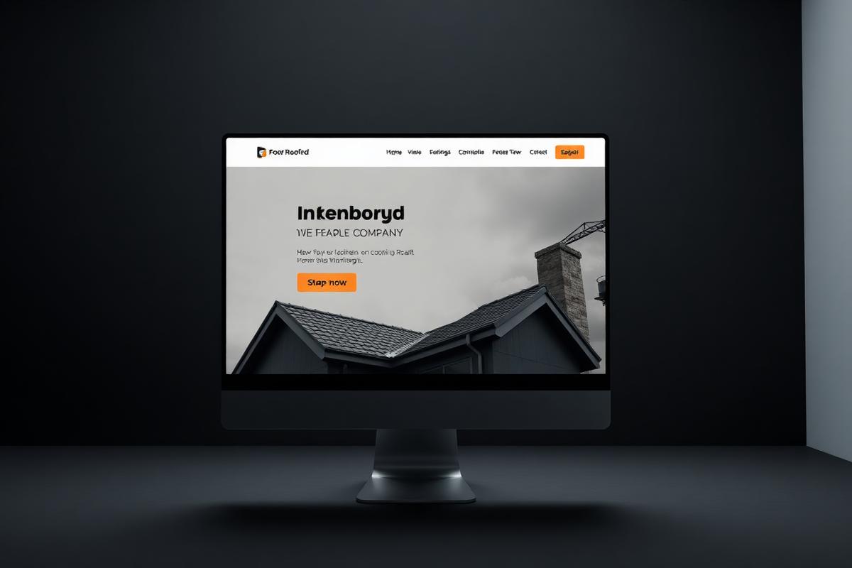 Roofing Company website concept for Summit Ridge Roofing